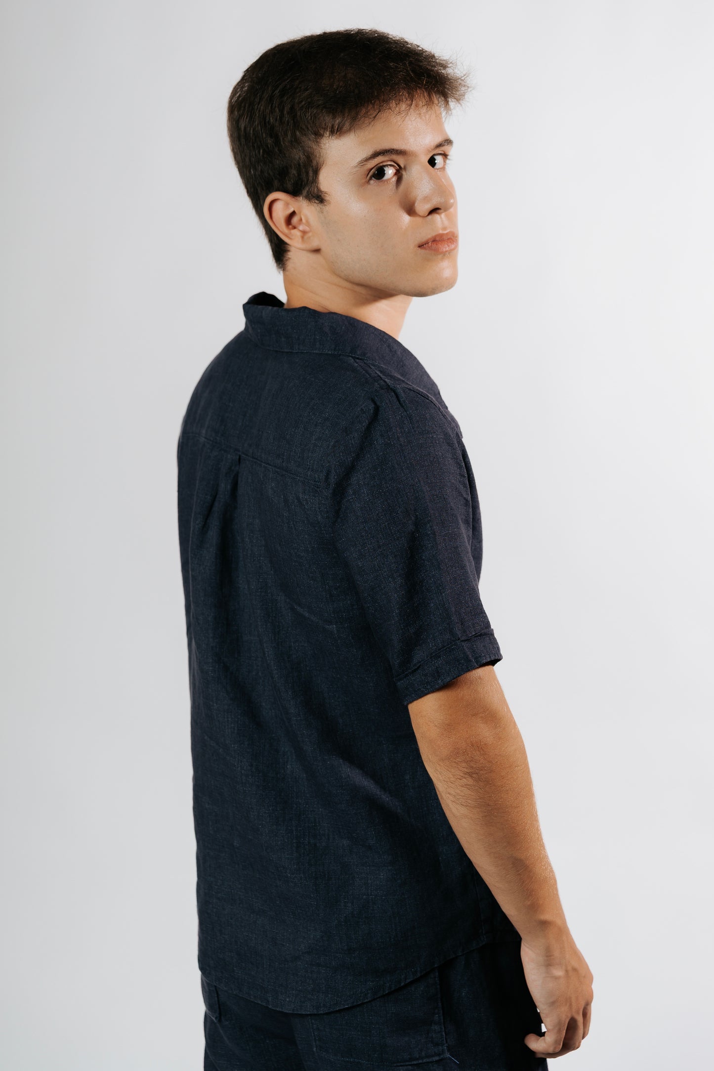 CAMISA DE LINHO AZUL