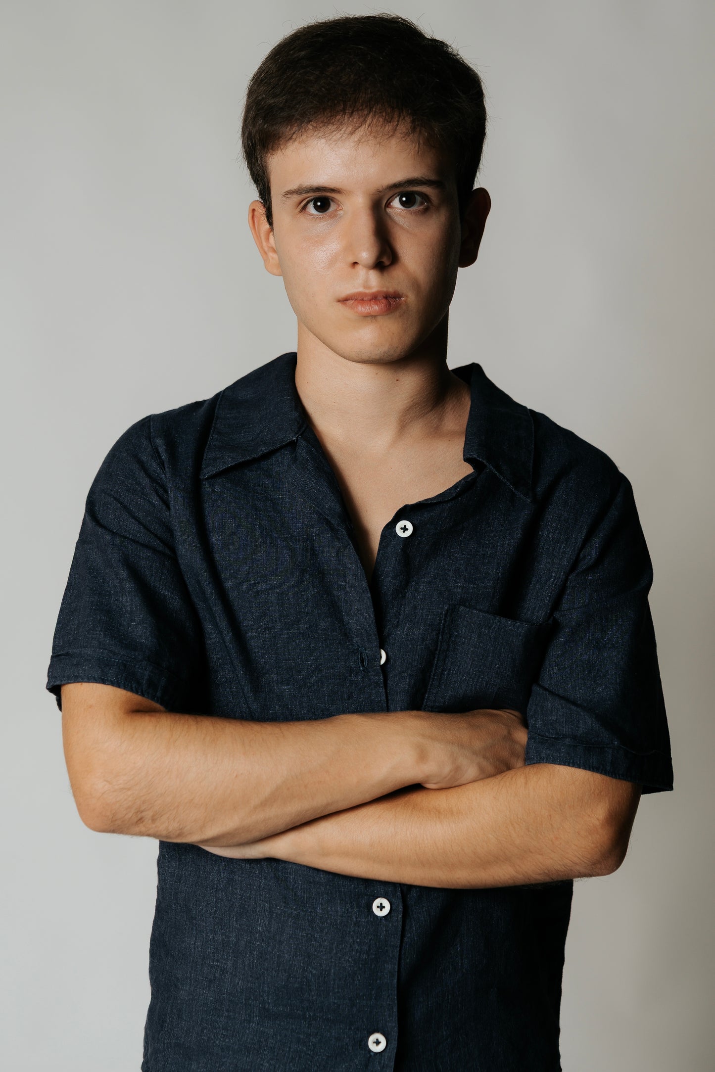 CAMISA DE LINHO AZUL