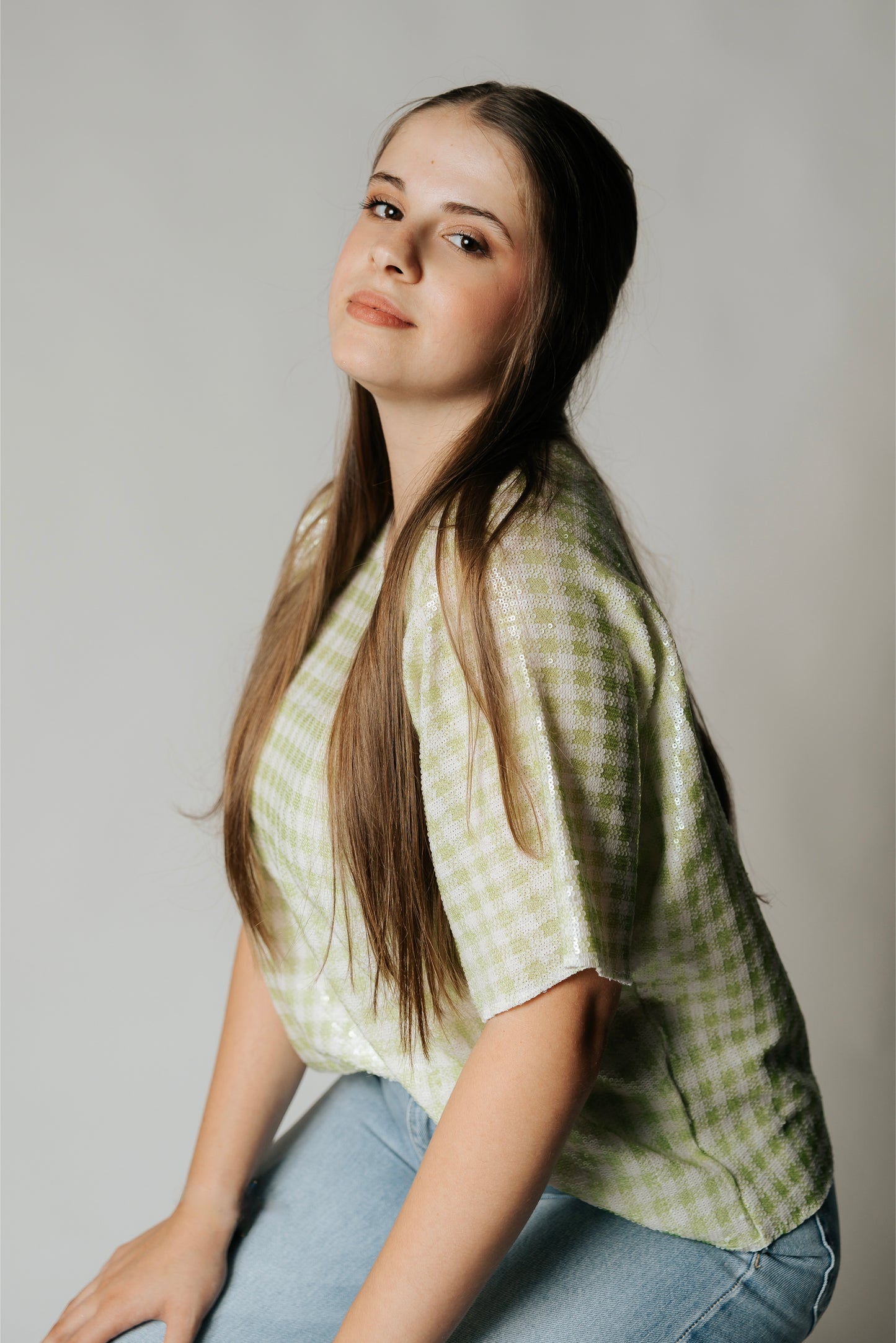 T-SHIRT DE LANTEJOULAS